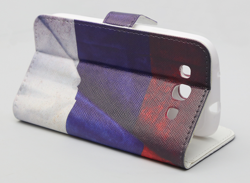 Torbica Print Bi Fold za Samsung I9300 D00121 SRB zastava - Torbice univerzalne bi fold