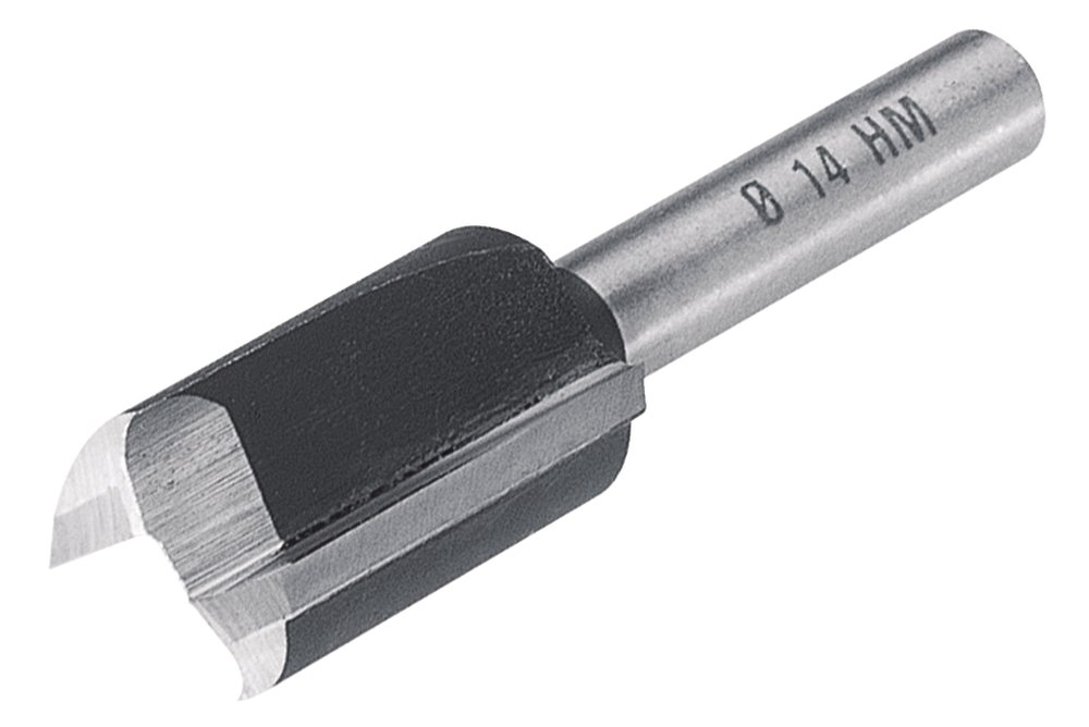 HM-glodalo za zaobljavanje ivica, 8 mm prihvat - Glodalo za zaobljivanje sa vođicom sa kugličnim ležajem, sa dve oštrice, tvrdi metal