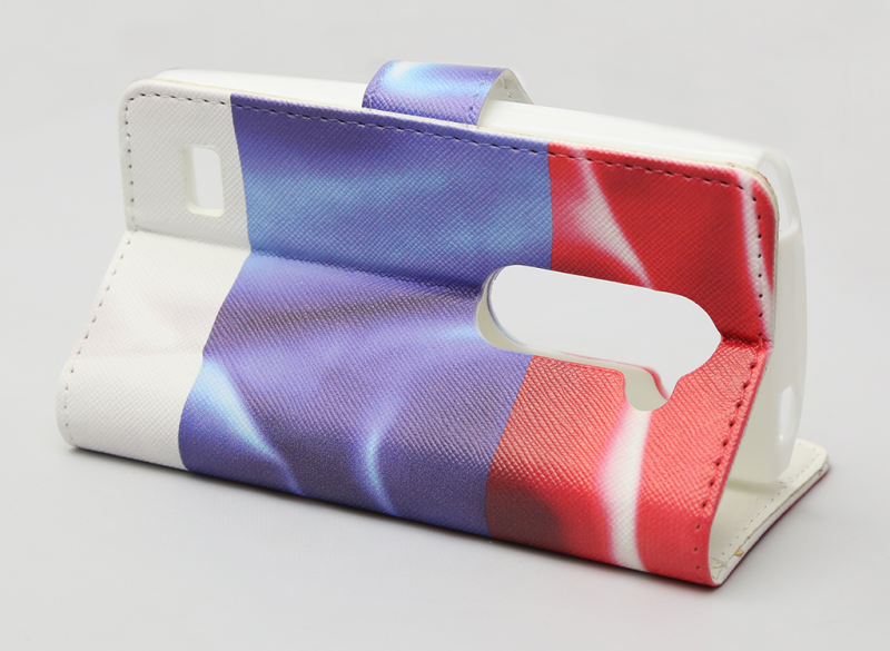 Torbica Print Bi Fold za LG Leon/C50 D00561 SRB zastava - Torbice univerzalne bi fold