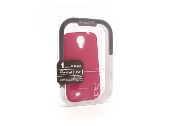Torbica USAMS za Samsung I9500 S4 transparent pink - Futrole Teracell