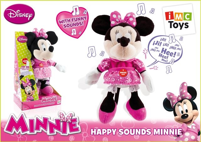 PliÅ¡ Happy Sounds Minnie - Plišane igračke